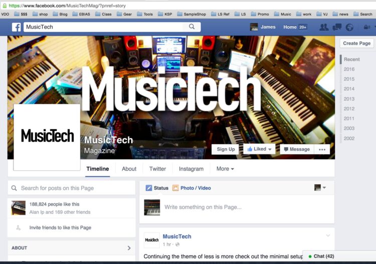 Big thanks to #MusicTech Magazine for using our studio pic