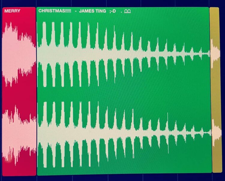 Making a CNY remix on Christmas Eve, so I made